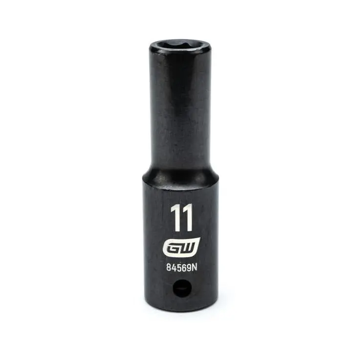 Gearwrench 84569N 11Mm Deep-Profile 1/2" Drive 6-Point Impact Socket 1