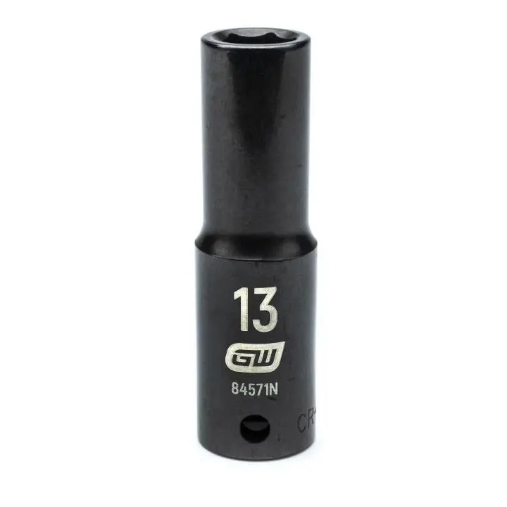 Gearwrench 84571N 13Mm Deep-Profile 1/2" Drive 6-Point Impact Socket 1