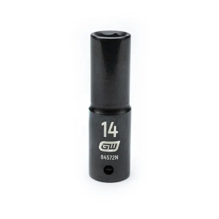 Gearwrench 84572N 14Mm Deep-Profile 1/2" Drive 6-Point Impact Socket 1