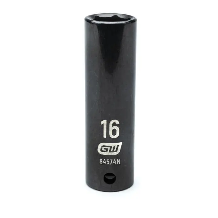 Gearwrench 84574N 16Mm Deep-Profile 1/2" Drive 6-Point Impact Socket 1