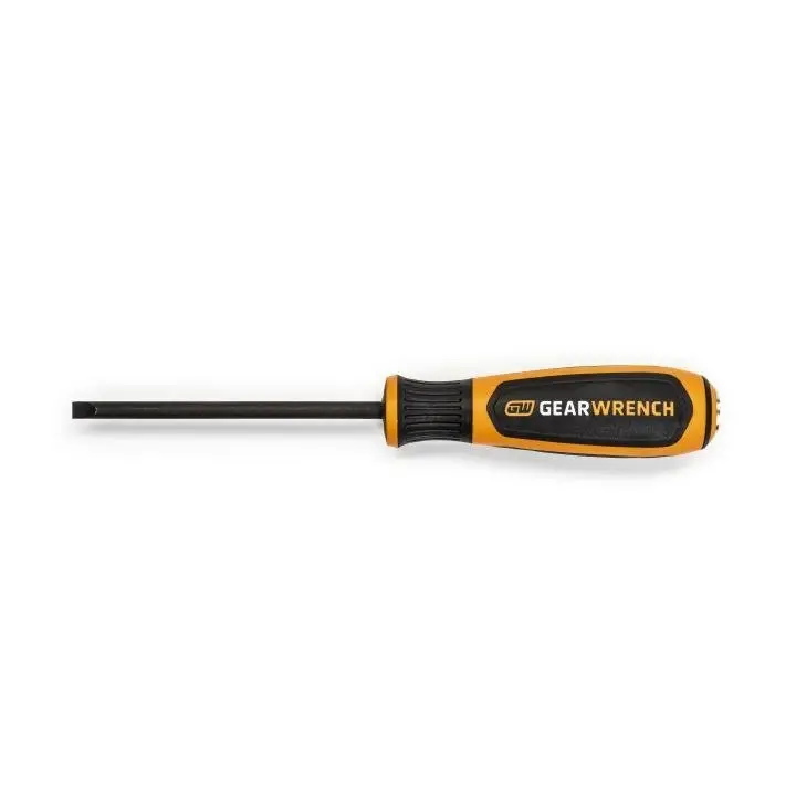 Gearwrench 86092 1/4" X 4" Bolt Biter Slotted Extraction Screwdriver – Dual-Material Handle For High-Torque Removal 1