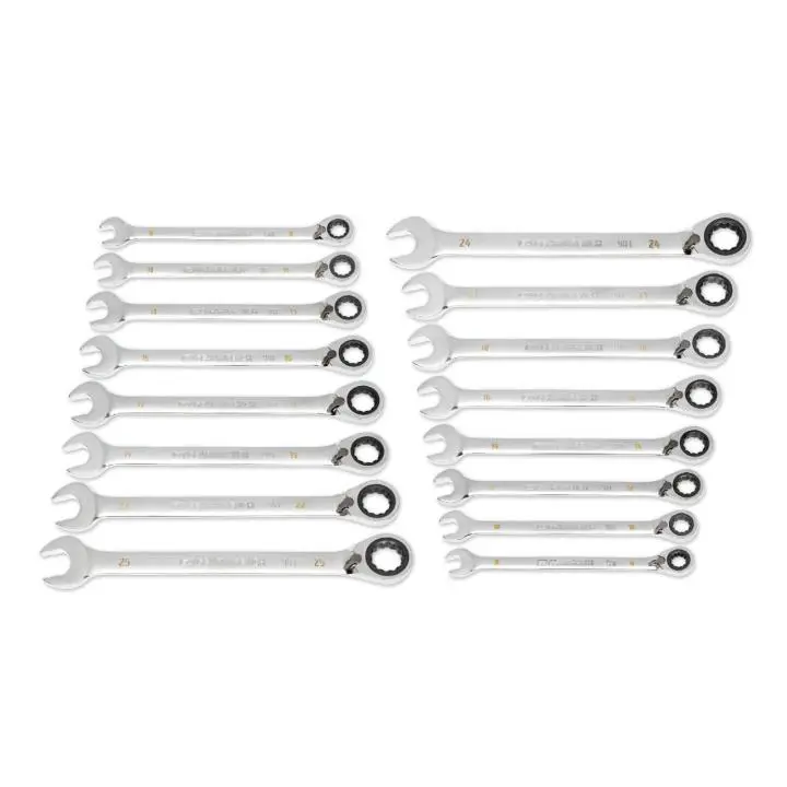 Gearwrench 86629 16-Piece Metric Ratcheting Wrench Set – 90-Tooth, 12-Point Design 1
