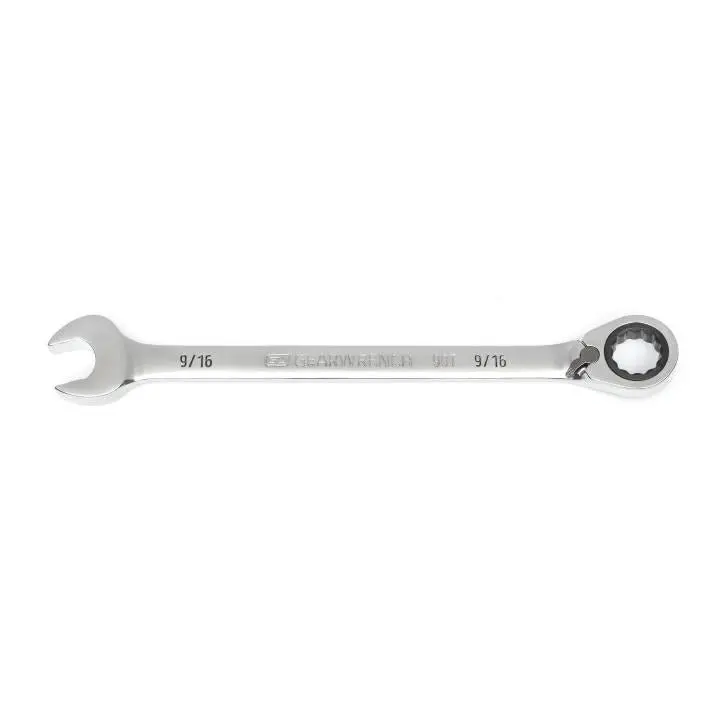 Gearwrench 86646 9/16" Ratcheting Wrench – 90-Tooth 12-Point Reversible Design For Tight Spaces 1