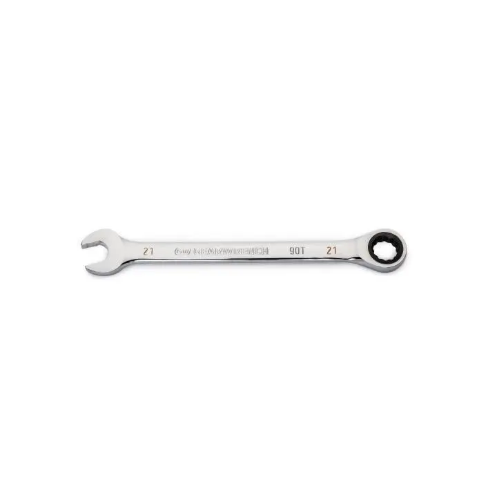 Gearwrench 86921 21Mm Ratcheting Combination Wrench – 90-Tooth 12-Point For Compact, High-Torque Access 1