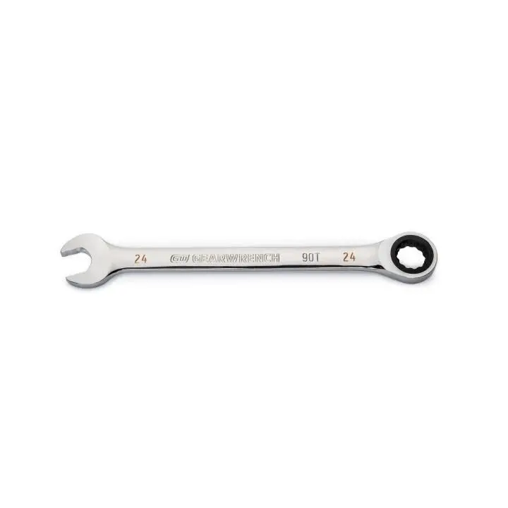 Gearwrench 86924 24Mm Ratcheting Combination Wrench – 90-Tooth 12-Point For Smooth, Fast Adjustments 1