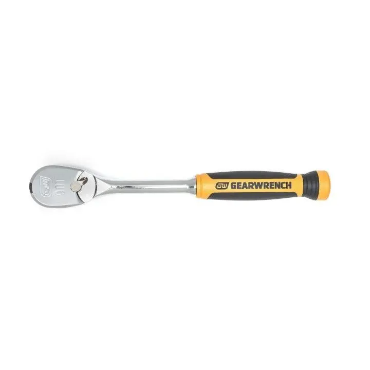 Gearwrench 90-Tooth Dual-Material Teardrop Ratchet – 11", 1/2" Drive (Model 81303T) 1