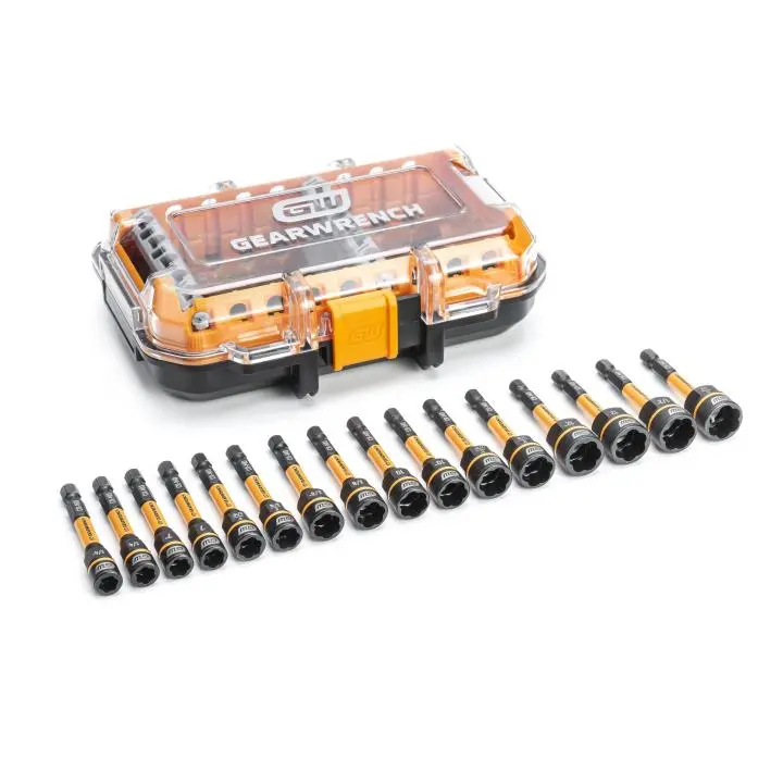 Gearwrench Bolt Biter Nut Extractor & Driver Set – 16-Piece Professional Kit 1
