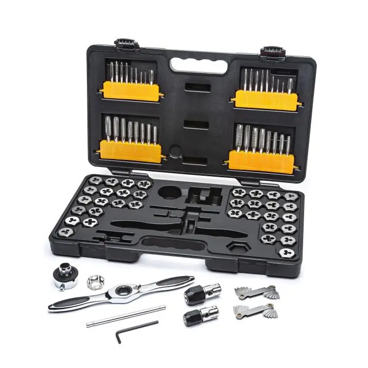 Gearwrench Dual-System Ratcheting Tap And Die Set – 77-Piece Sae & Metric 1