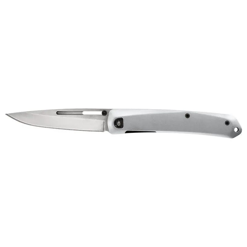 Gerber Affinity Folding Knife – Sleek Grey Aluminum Handle With Liner Lock 1