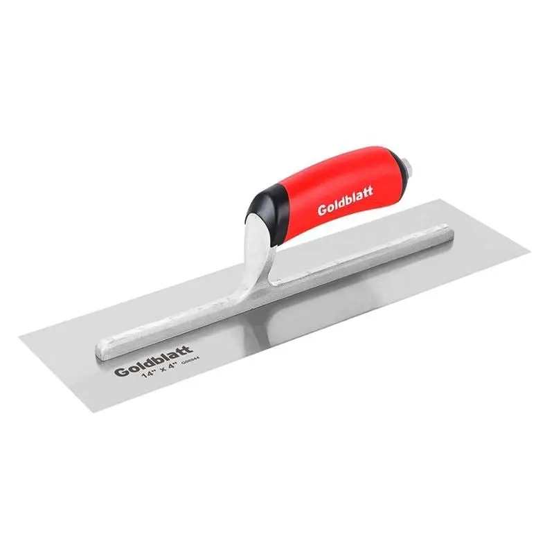 Goldblatt 14" X 4" Soft-Grip Finishing Trowel 1