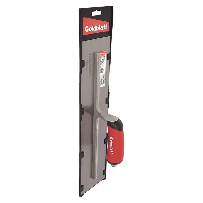 Goldblatt 16" X 4" Soft-Grip Finishing Trowel 1