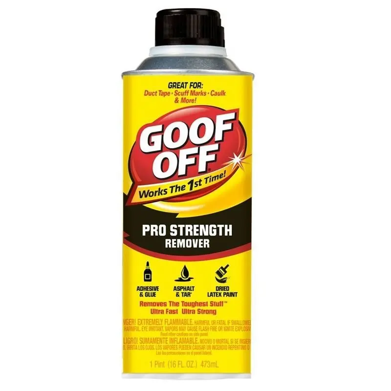 Goof Off Pro Strength Remover – 475 Ml Industrial Solvent For Tough Adhesives 1