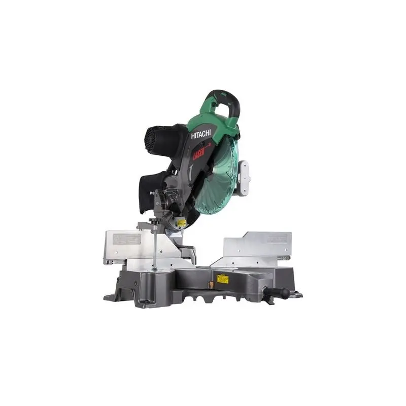 Hitachi C12Rsh2 12-Inch Sliding Dual-Compound Miter Saw With Laser Alignment 1