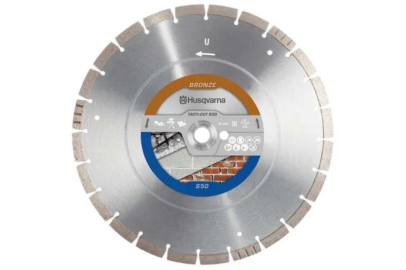 Husqvarna Tacti-Cut S50 Plus 16-Inch Diamond Blade — Wet/Dry Concrete & Masonry Cutting 1