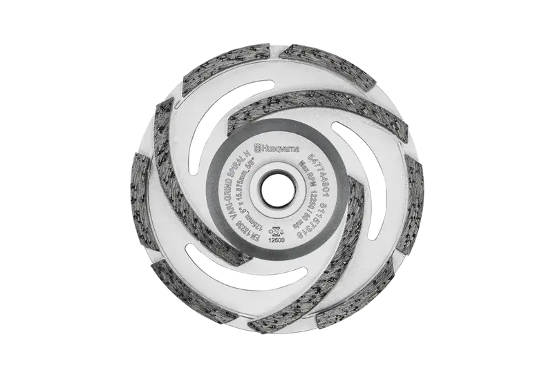 Husqvarna Vari-Grind Spiral Diamond Grinding Head 1