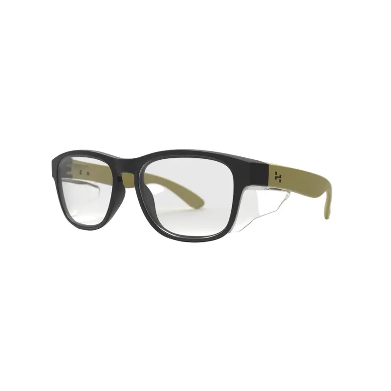Hyspecs Icon Uv400 Clear Safety Glasses – Tactical Frame With Full Uv Protection 1