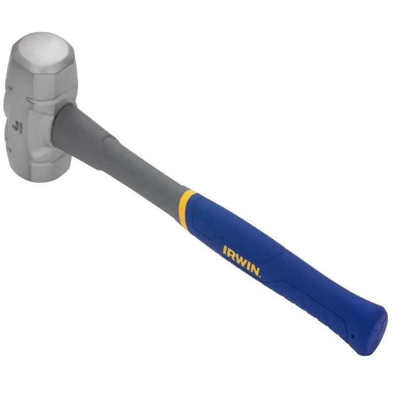Irwin Iwht56603 4-Pound Polished-Face Rubber Sledge Hammer 1