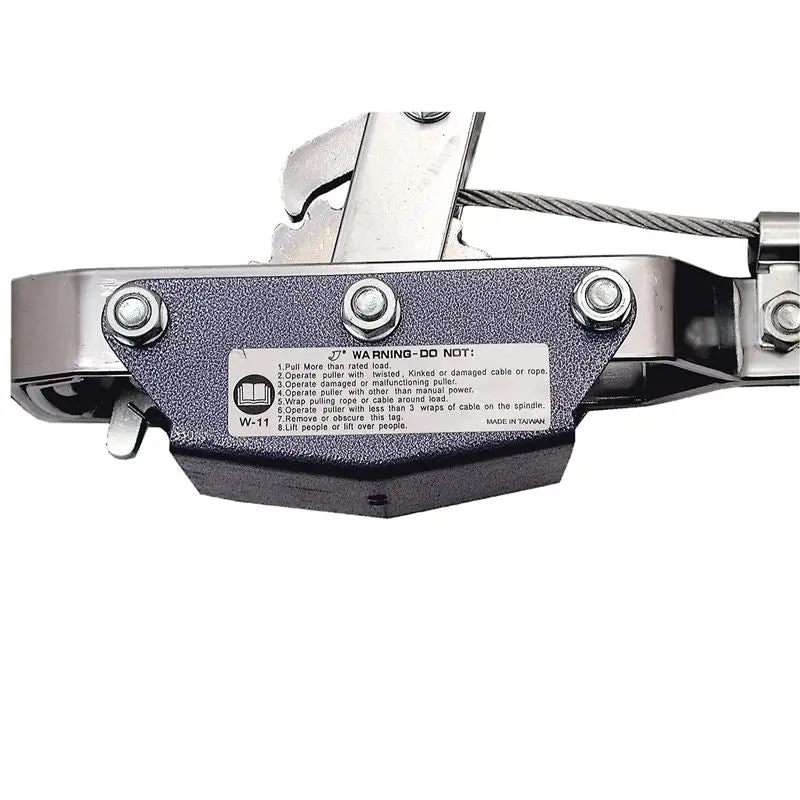 Jet 111225 2-Ton Single-Pawl Hand Cable Puller – Heavy-Duty 1
