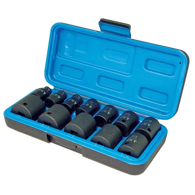 Jet 12-Piece 3/8-Inch Drive Sae Impact Socket Set (6-Point) 1