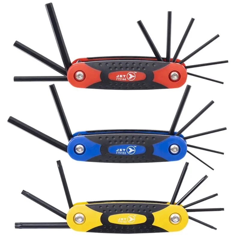 Jet 24-Piece Folding Hex And Torx Key Set With Bonus Accessories 1