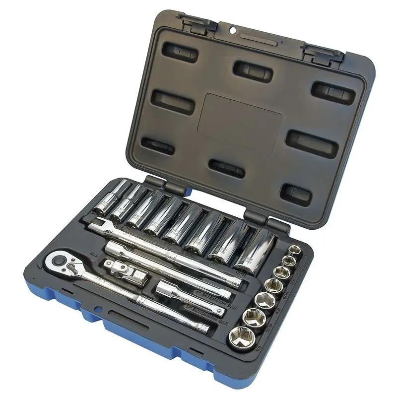Jet 600229 21-Piece 3/8" Drive Sae 6-Point Socket Set 1
