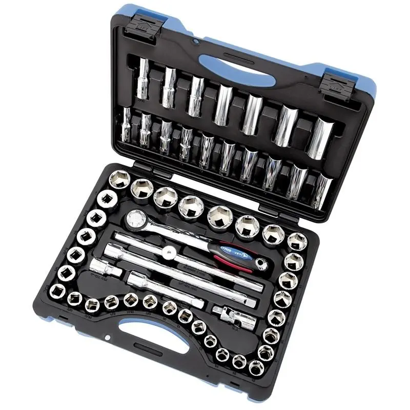 Jet 600341 55-Piece 1/2" Drive Sae/Metric 6-Point Socket Set 1