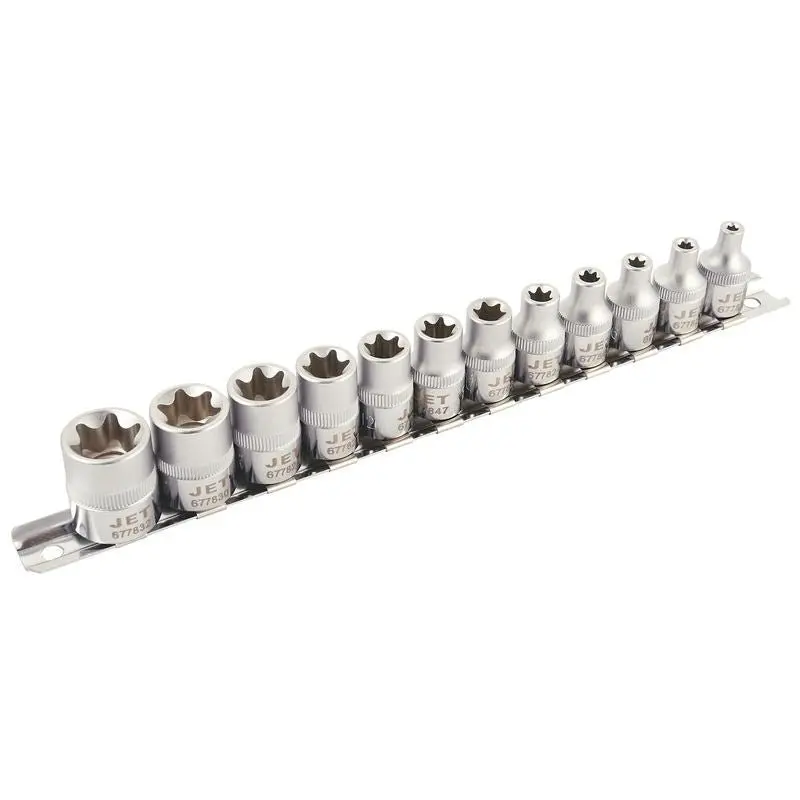 Jet 601232 12-Piece 3/8-Inch Drive External Torx Socket Set 1