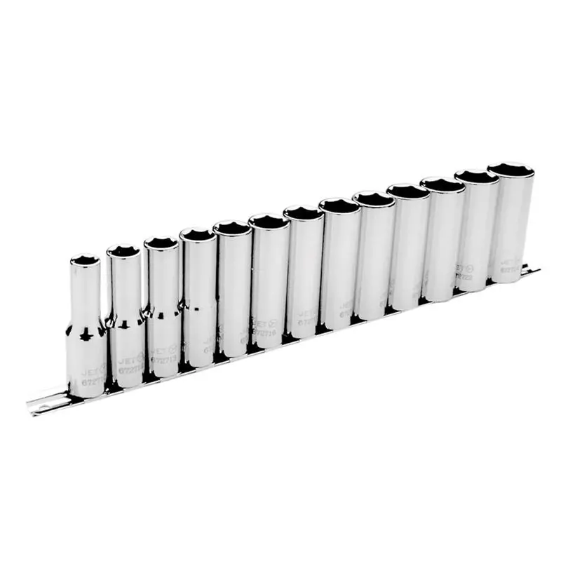Jet 601314 13-Piece 1/2" Drive Deep Metric 6-Point Socket Set 1