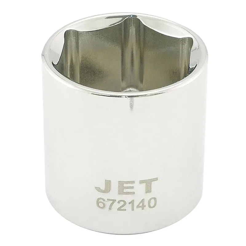 Jet 672136 1/2-Inch Drive 1-1/8-Inch Standard Chrome Socket – 6-Point 1