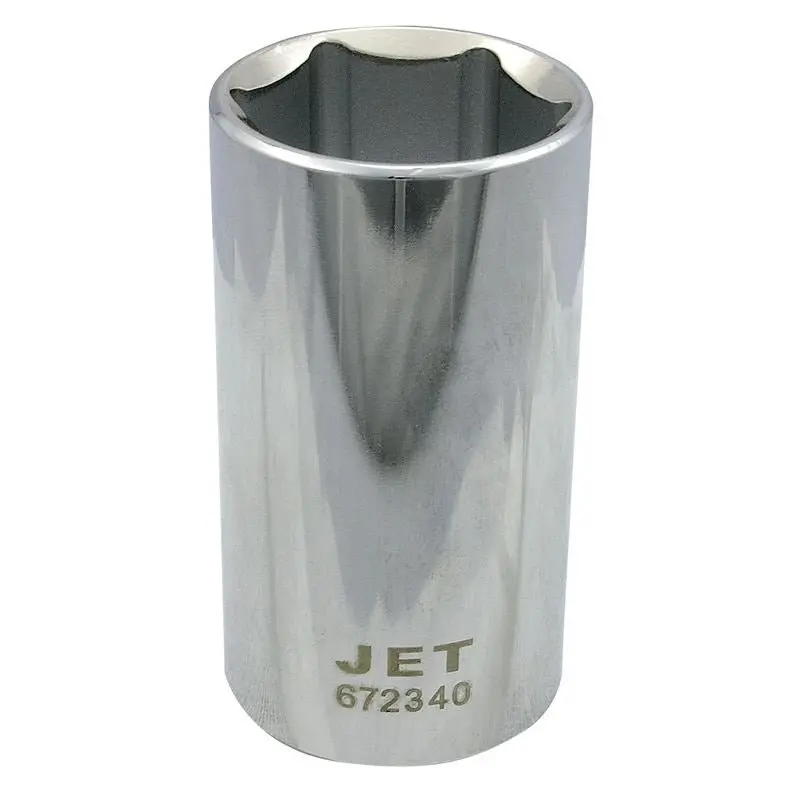 Jet 672328 1/2-Inch Drive 7/8-Inch Six-Point Deep Chrome Socket 1