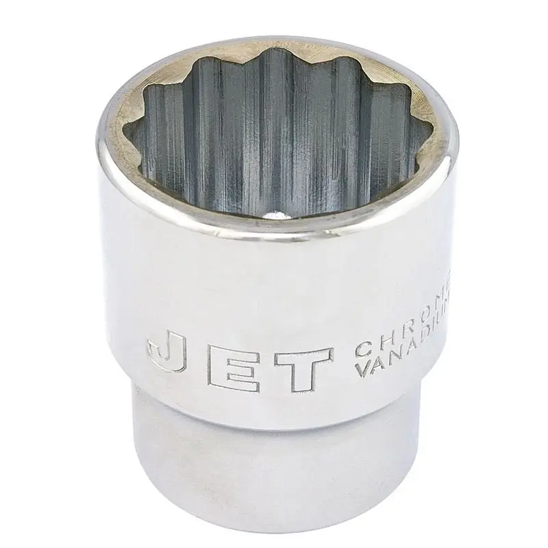 Jet 673224 3/4-Inch Drive 1-1/2-Inch Twelve-Point Standard Chrome Socket 1