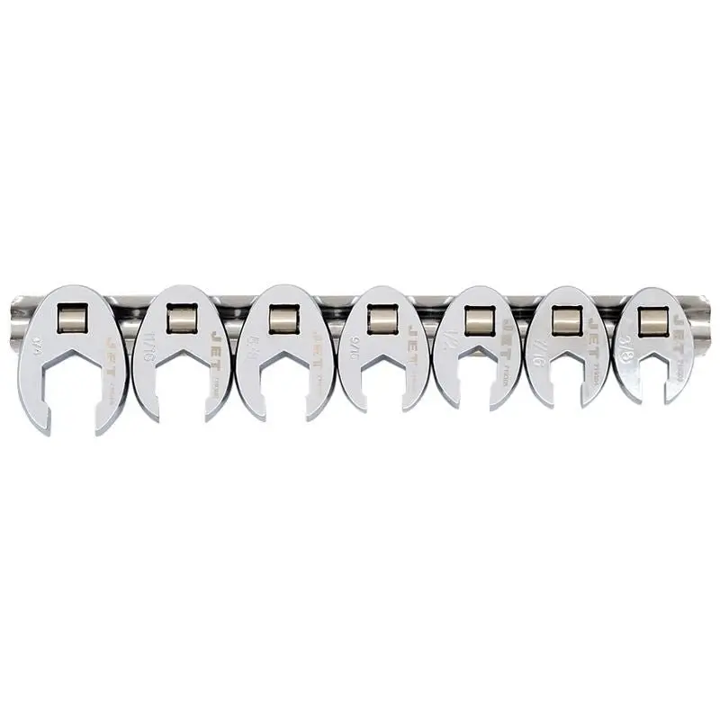 Jet Sae Flare Nut Crowfoot Wrench Set – 7-Piece, 6-Point 1