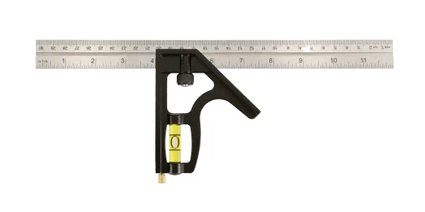 Johnson 400Em-S 12" Stainless Steel Tape Rule – Dual Inch/Metric Scale 1