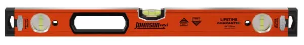 Johnson 9850-2400 24-Inch Aluminum Box Level – Compact Precision Tool 1