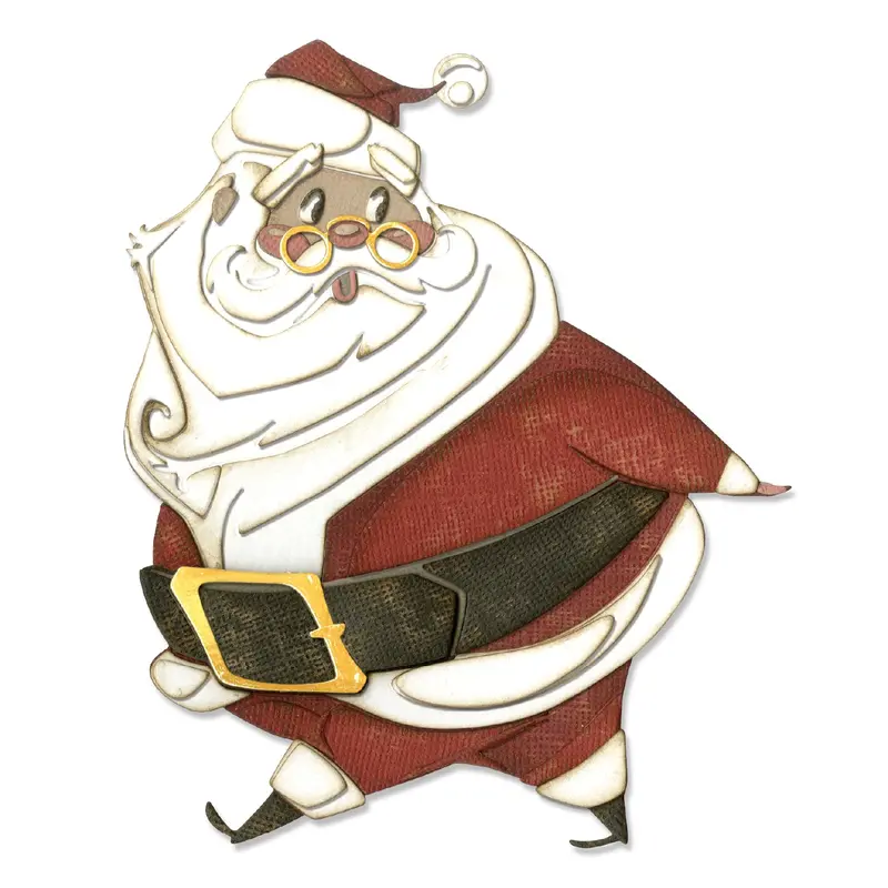 Jolly St. Nick Colorize Thinlits Die Set – Festive Character Collection By Tim Holtz 1