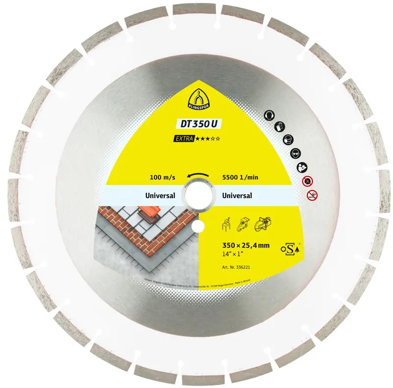 Klingspor 14-Inch Diamond Blade Dt350U Extra For Concrete And Masonry 1