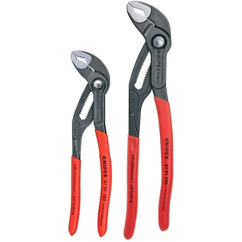 Knipex Cobra 2-Piece Pliers Set – 7.25" & 10" Models (00 31 20 V01 Us) 1