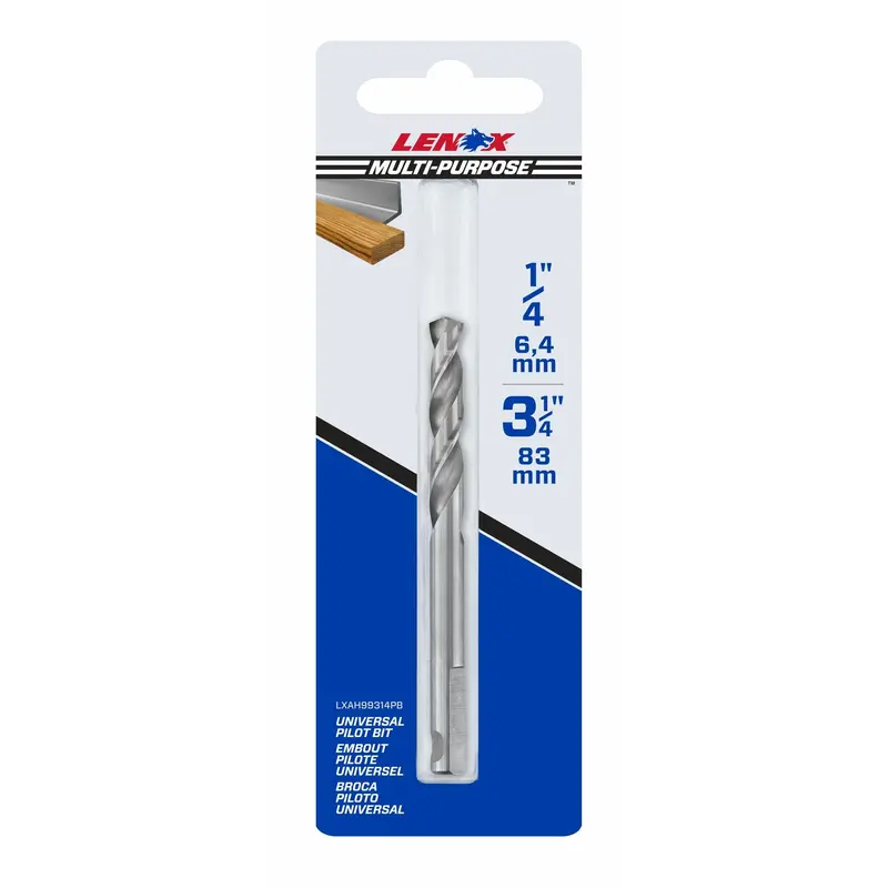 Lenox 1/4-Inch Pilot Drill Bits For Hole Saws 1