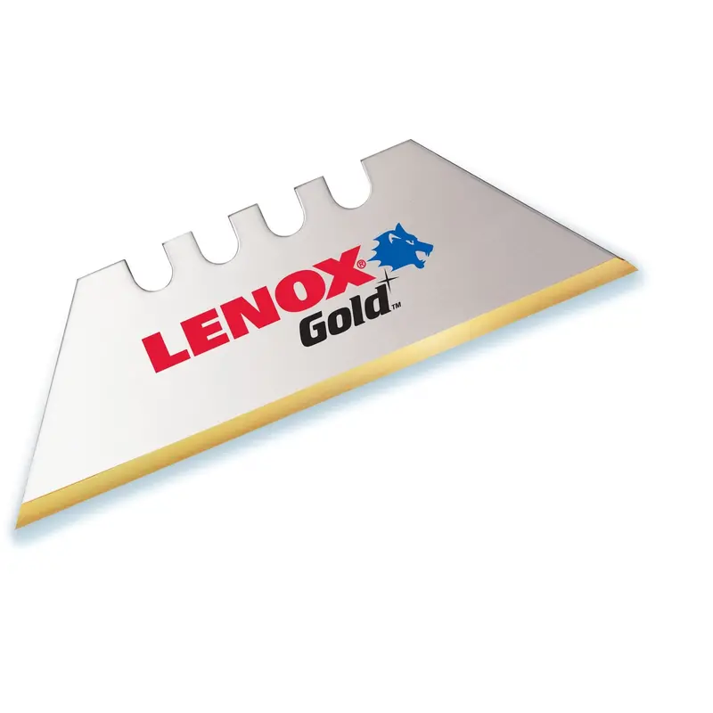 Lenox Edge Gold5C Bi-Metal Utility Blades — Premium 5-Pack For Long-Lasting Cuts 1