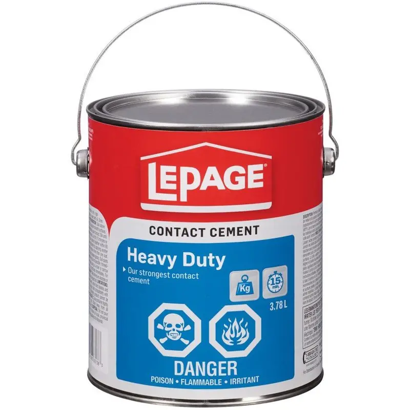 Lepage Heavy-Duty Contact Cement – 3.8 L Industrial-Strength Bonding Agent 1