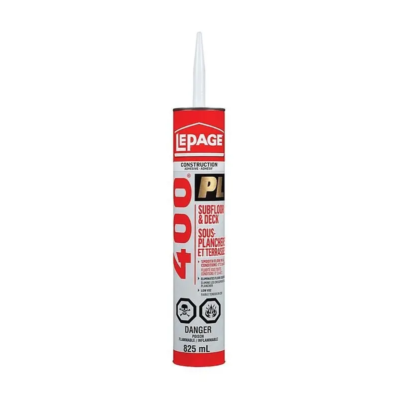 Lepage Pl400 Subfloor Adhesive – 825 Ml High-Bond Flooring Glue 1