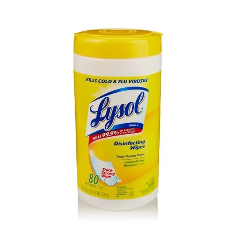 Lysol Disinfecting Wipes – Citrus-Scented, 80-Count Pack For Surface Sanitizing 1