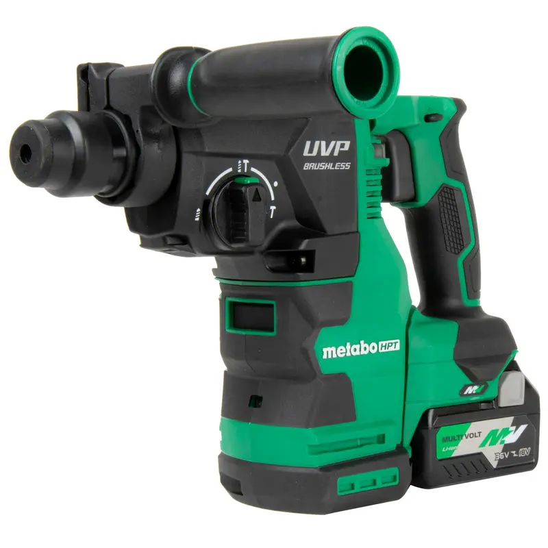 Metabo Hpt Dh3628Dam 36V Multivolt Sds Plus Rotary Hammer – 1-1/8", With Uvp Technology 1