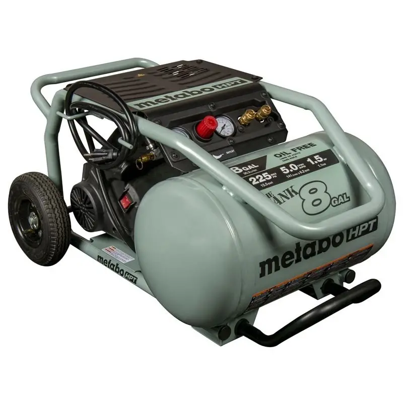 Metabo Hpt Ec1315Sm The Tank 8-Gallon Rolling Air Compressor 1