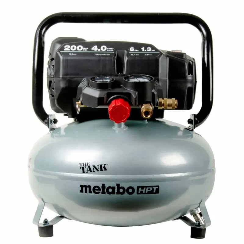 Metabo Hpt Ec914Sm 6-Gallon Pancake Air Compressor – High-Capacity Portable Model 1
