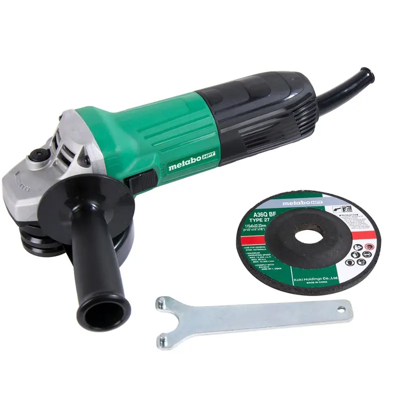 Metabo Hpt G12Ss2M 4-1/2" Slide-Switch Angle Grinder — 5.1 Amp High-Torque Motor 1