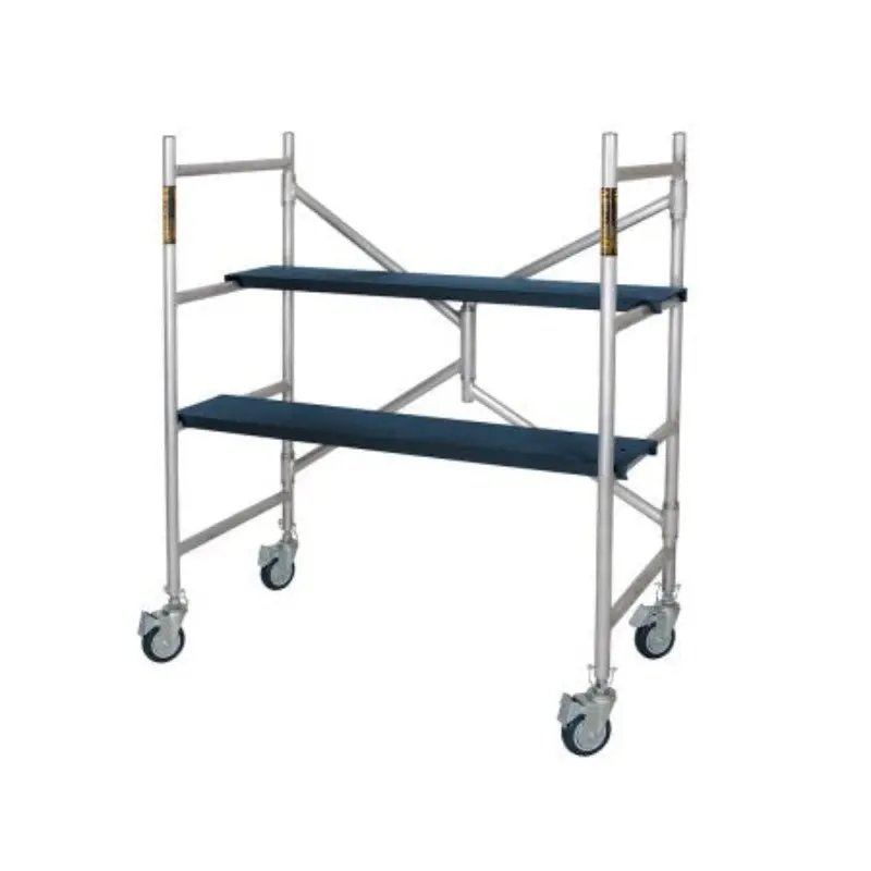 Metaltech Alu Series™ Portable Aluminum Scaffolding Tower – 4-Foot Height 1