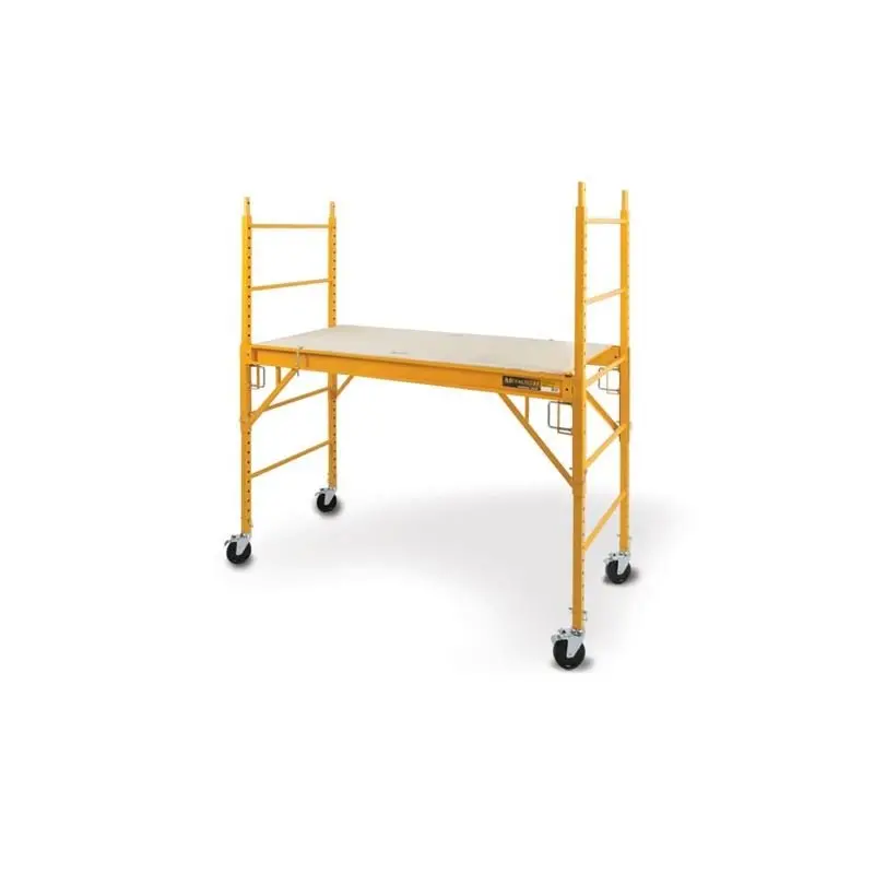Metaltech I-Cisc Jobsite Baker Ladder – 6-Foot Aluminum Platform 1
