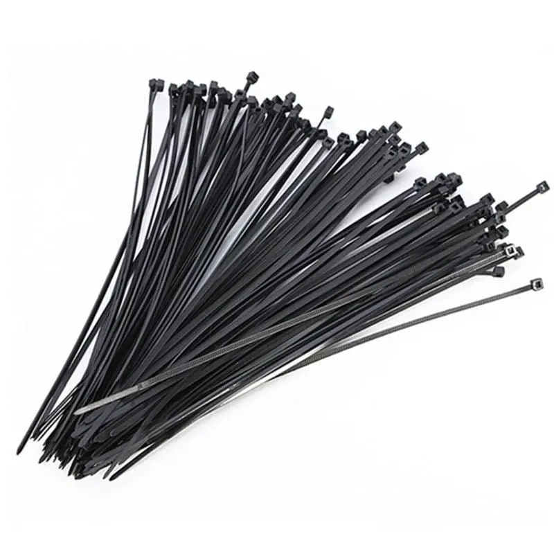 Mhc Black Uv-Resistant Cable Ties – Pack Of 100 1