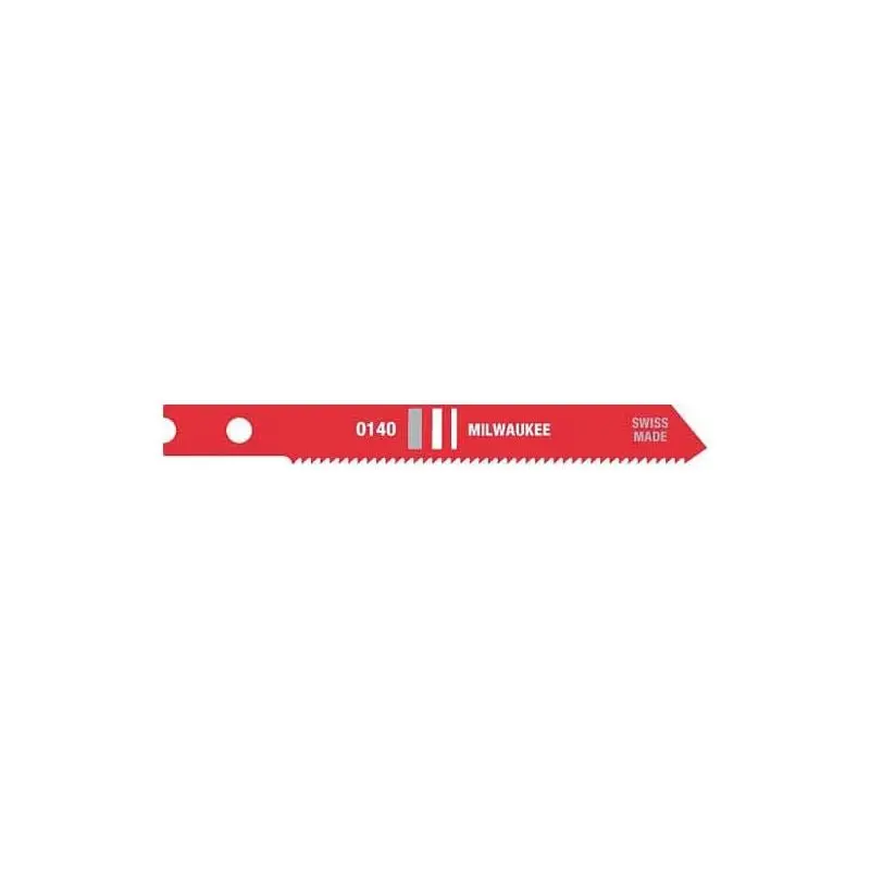 Milwaukee 2-3/4" 24-Tpi High-Speed Steel Jig Saw Blades – 5-Pack (48-02-0140) 1